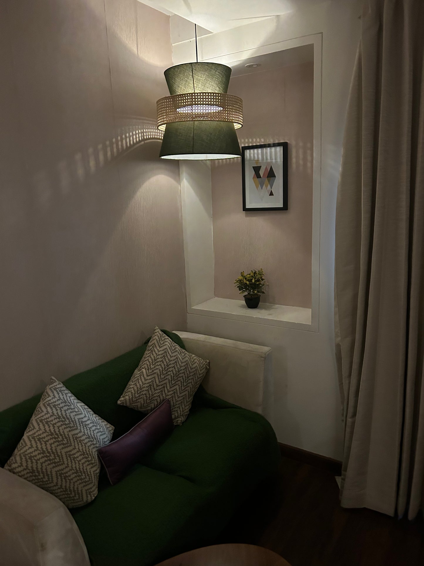 Rattan Hanging light | Cane ceiling light for Living Room
