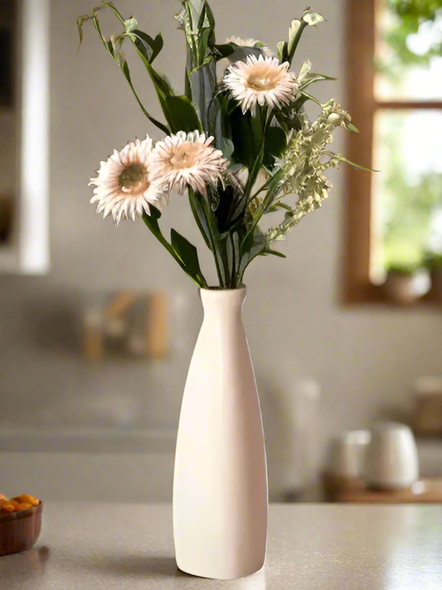 Bottle Shape Ceramic Flower Vase