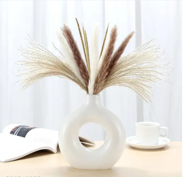 Ceramic Donut Vase | Off White