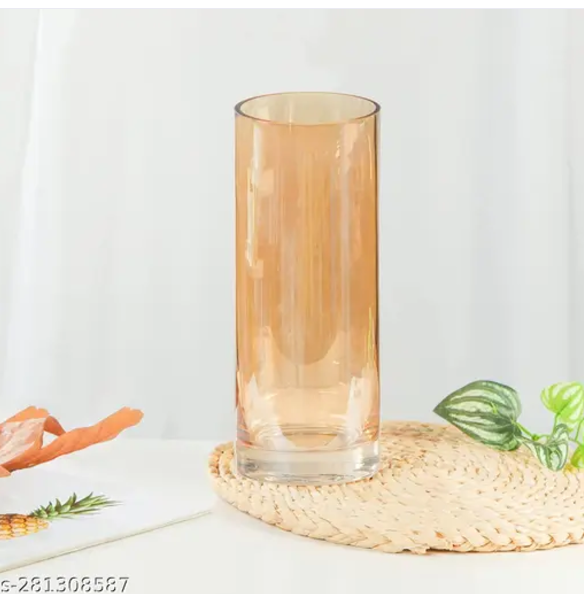 Amber Glass Vase