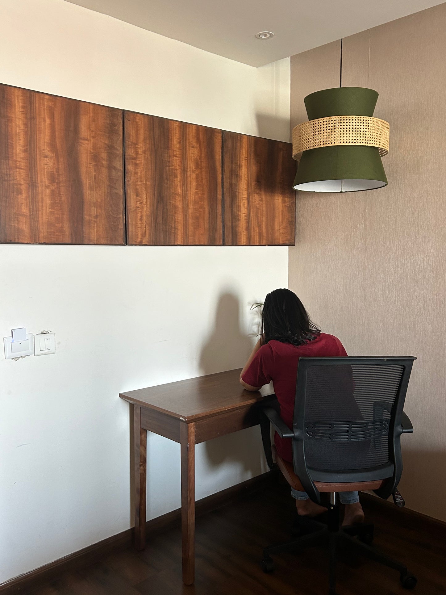 Rattan Hanging light | Cane ceiling light for Living Room