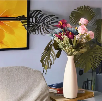 Bottle Shape Ceramic Flower Vase