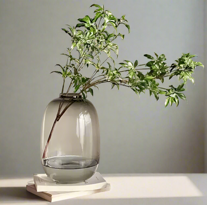 Black Aura Cylinder Vase