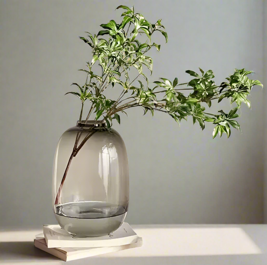 Black Aura Cylinder Vase